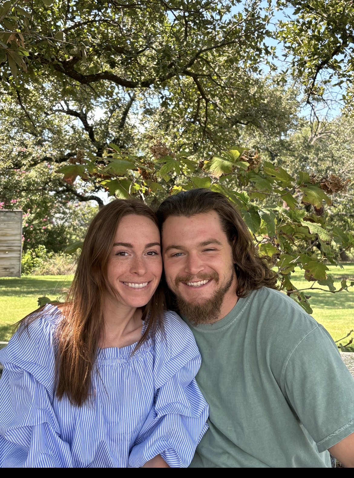 Sam Pendleton and family outdoors